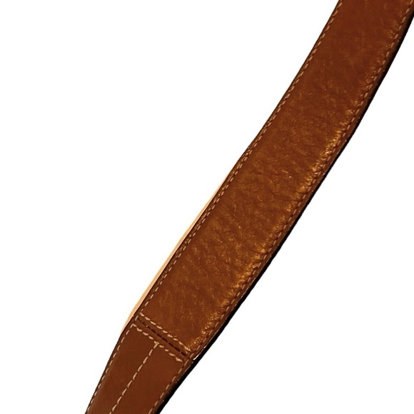 COACH SIGNATURE CROSSBODY BAG PURSE F10416 BROWN LEATHER - Picture 14 of 16